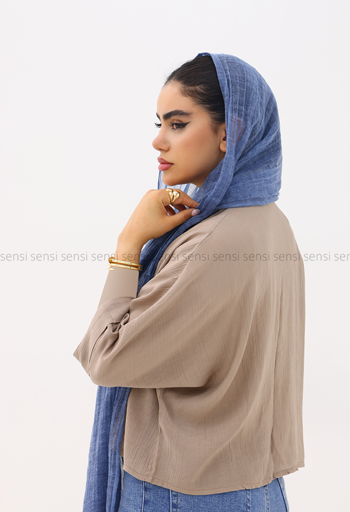 شومیز باکسی شیشه ای کد1006174